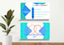 do visiting card design and business card design